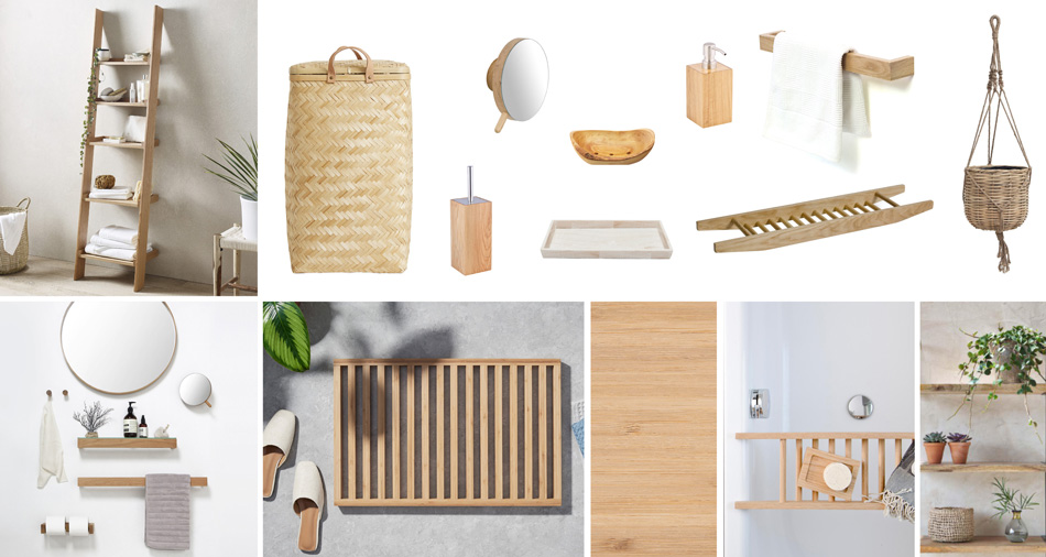 Wooden Accessories For A Natural, Wooden Bathroom Accessories